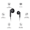Realme Buds Classic Wired Earphones with HD Microphone Black