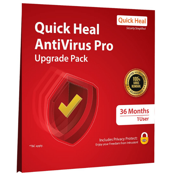 Quick Heal Antivirus Pro- Upgrade/Renewal Pack