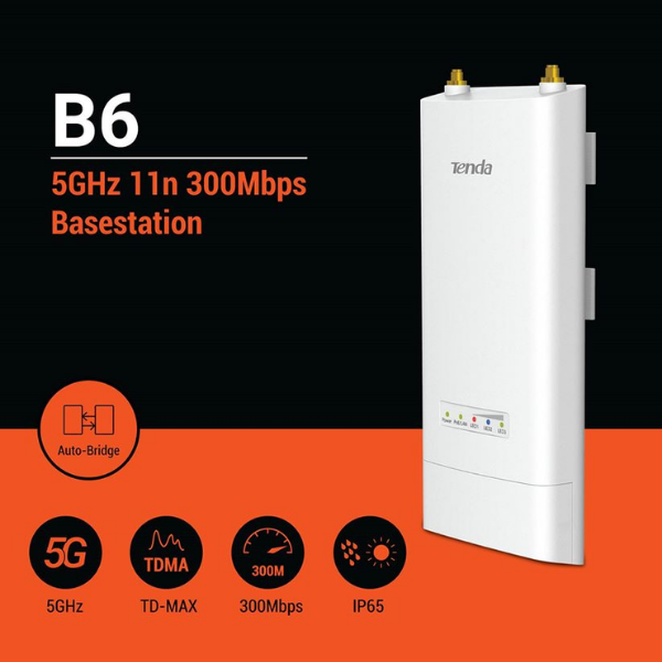 B6 5GHz 11n 300Mbps Basestation